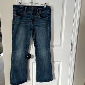 American Eagle Outfitters Women's Medium Dark Blue Bootcut Jeans